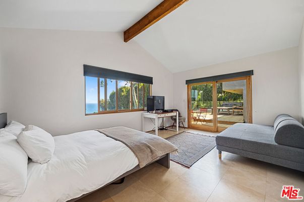 Bedroom, Home Office, Interior, Water, Wooden Beams
