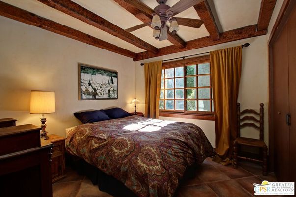 Bedroom, Interior, Wooden Beams