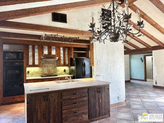 Chandelier, Interior, Kitchen, Wooden Beams