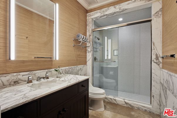 Bathroom, Glass Shower, Interior