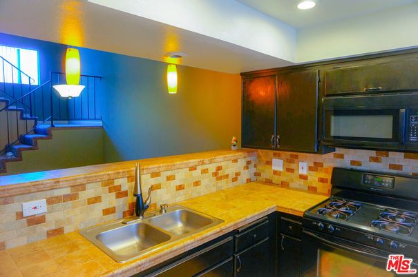 Interior, Kitchen, Pendant Lights, Recessed Lighting, Tile Countertops