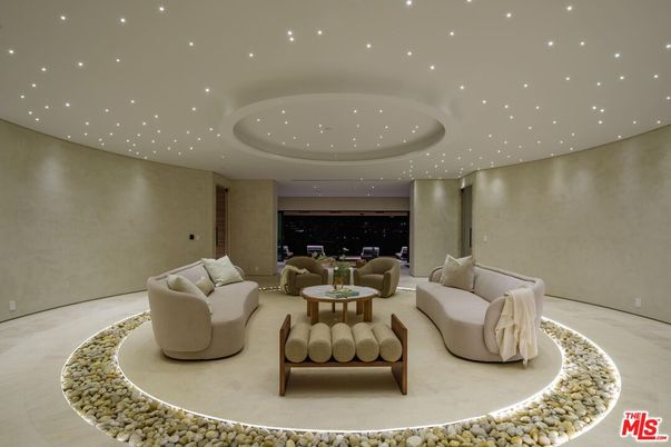 Interior, Living room, Recessed Lighting