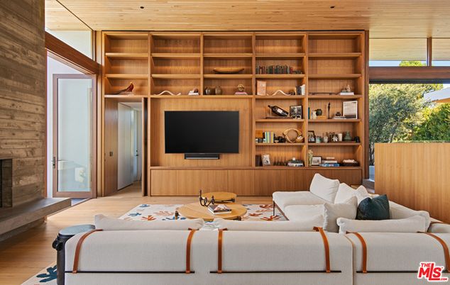 Fireplace, Interior, Living room, Recessed Lighting, Wooden Ceilings, Wood Texture Flooring, Wooden Walls
