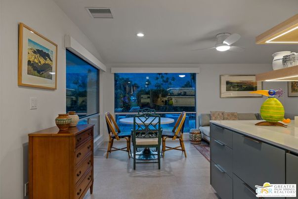 Dining room, Interior, Recessed Lighting