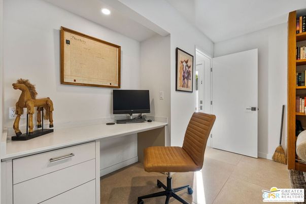 Home Office, Interior, Recessed Lighting