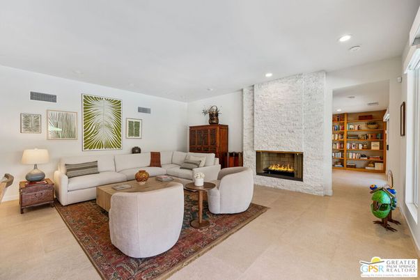 Fireplace, Interior, Living room, Recessed Lighting