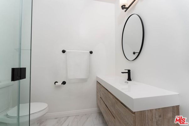 Bathroom, Glass Shower, Interior, Marble