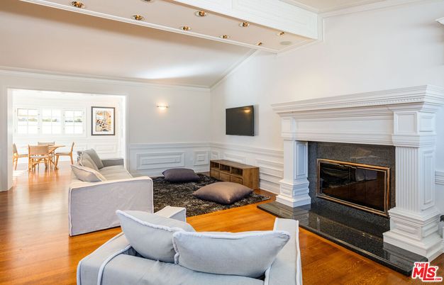Dining room, Fireplace, Interior, Living room, Wood Texture Flooring
