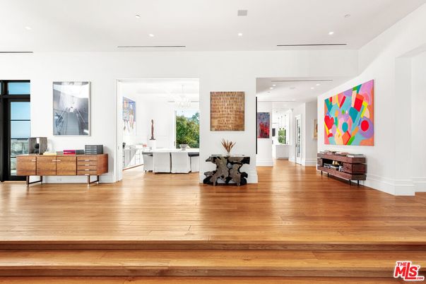 Chandelier, Interior, Recessed Lighting, Wood Texture Flooring