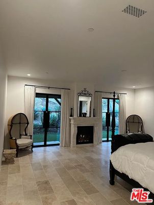 Bedroom, Fireplace, Interior, Recessed Lighting