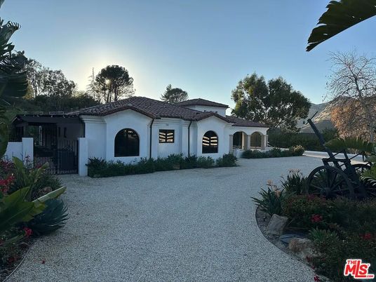 Backyard, Exterior, Facade, Spanish Mediterranean