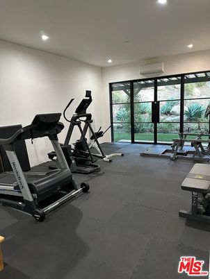 Fitness Equipment, Gym, Interior, Recessed Lighting
