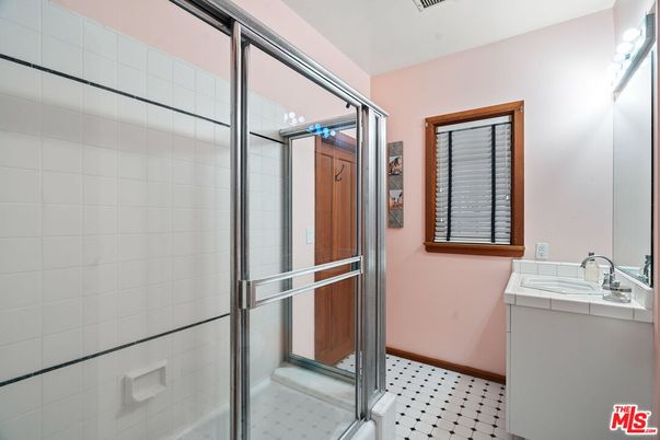 Bathroom, Glass Shower, Interior, Tile Countertops
