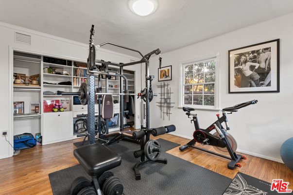 Fitness Equipment, Interior, Wood Texture Flooring