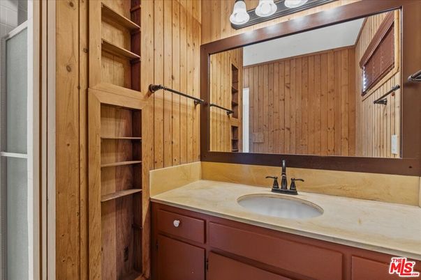Bathroom, Interior, Wooden Walls
