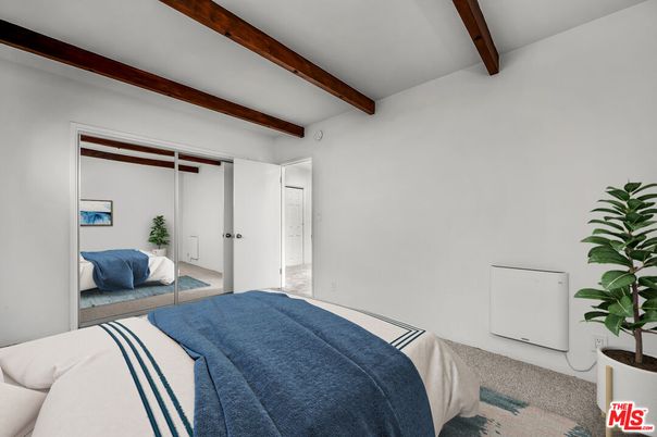 Bedroom, Interior, Wooden Beams