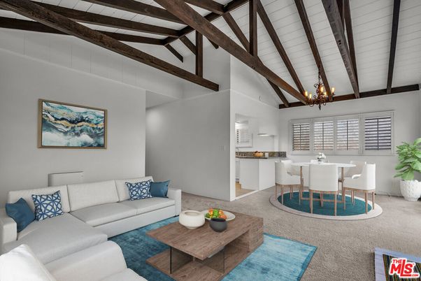 Chandelier, Dining room, Interior, Living room, Wooden Beams