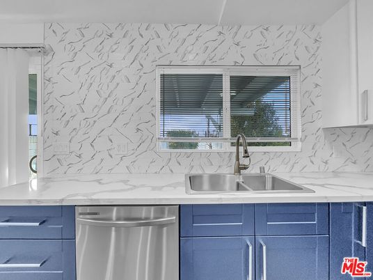 Interior, Kitchen, Marble Walls, Stainless Steel Appliances