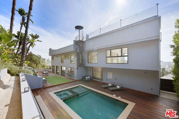 Exterior, Pool, Wood Texture Flooring