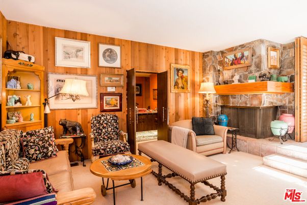 Interior, Living room, Wooden Walls