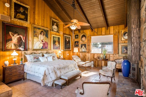 Bedroom, Interior, Wooden Beams, Wooden Ceilings, Wooden Walls