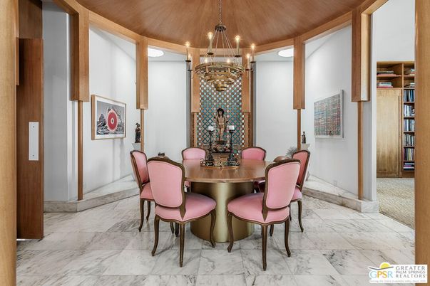 Chandelier, Dining room, Interior, Marble, Wine Storage
