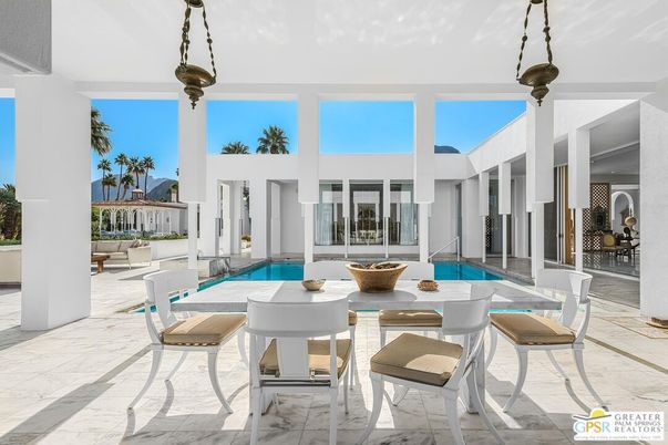 Interior, Marble, Pendant Lights, Pool
