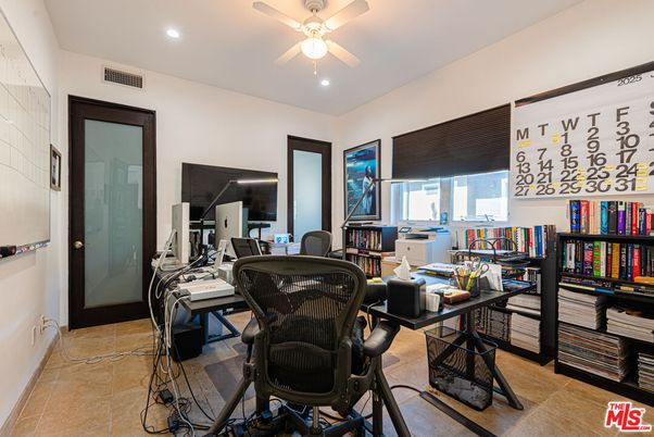 Home Office, Interior, Recessed Lighting