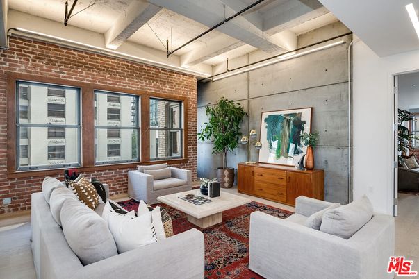 Interior, Living room, Stone Walls