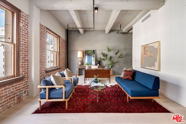 Interior, Living room, Stone Walls