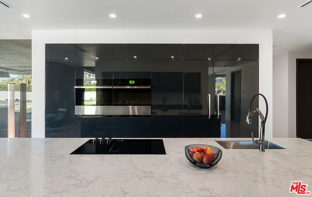 Interior, Kitchen, Marble, Recessed Lighting, Stainless Steel Appliances