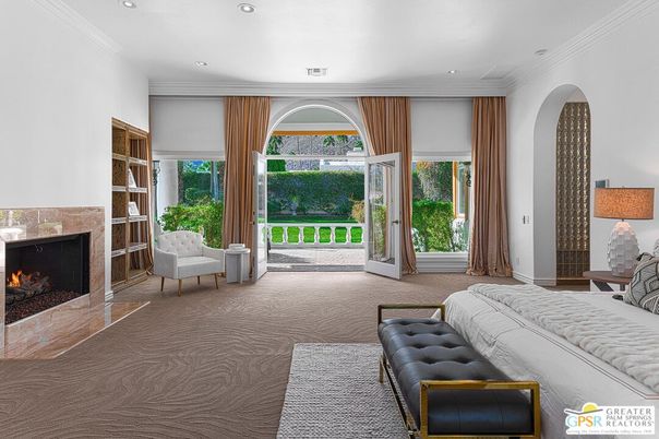 Bedroom, Fireplace, Interior, Recessed Lighting