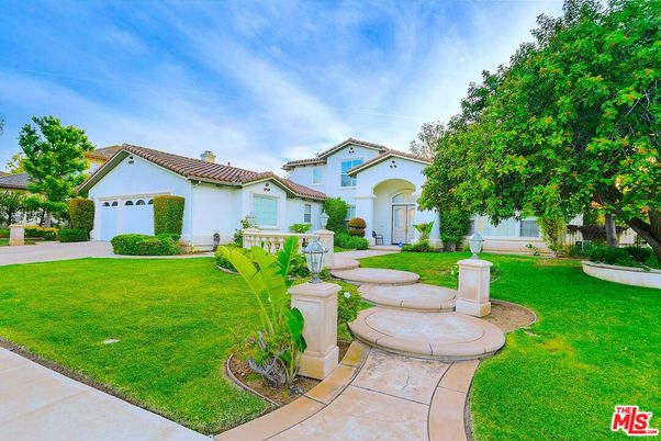 Backyard, Detached Garage, Exterior, Facade, Spanish Mediterranean
