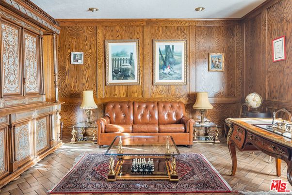 Interior, Living room, Recessed Lighting, Wooden Walls