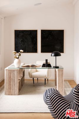 Home Office, Interior, Wood Texture Flooring
