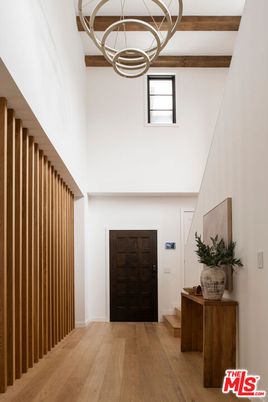 Interior, Pendant Lights, Wooden Beams, Wood Texture Flooring