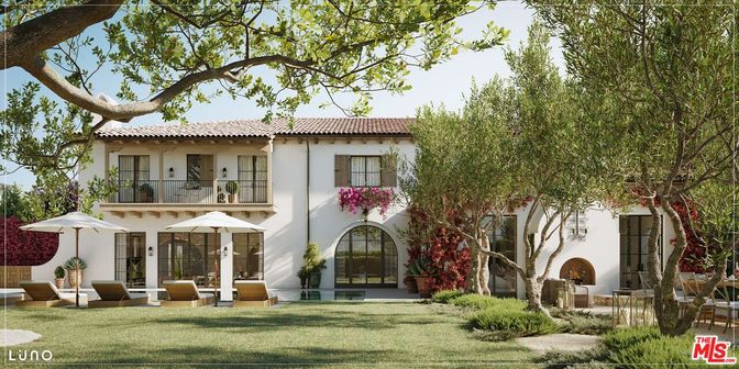 Backyard, Exterior, Facade, Spanish Mediterranean