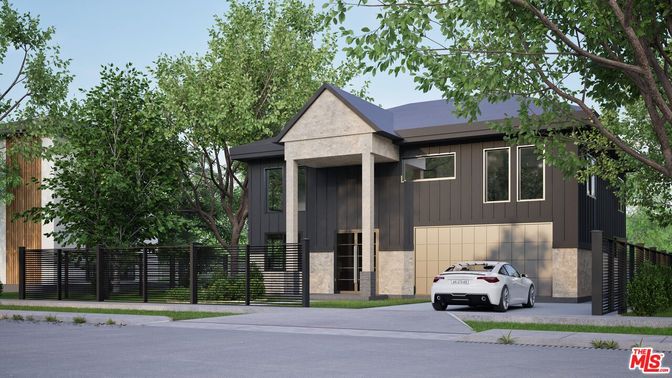 Attached, Exterior, Facade, Modern