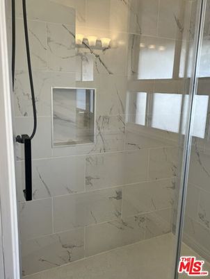 Bathroom, Glass Shower, Interior, Marble Walls