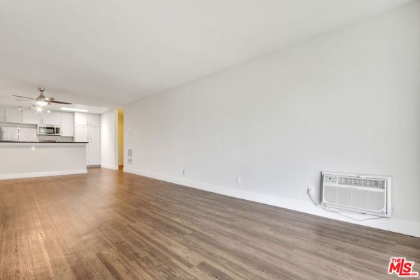 Empty room, Interior, Kitchen, Wood Texture Flooring