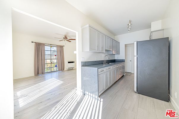 Interior, Kitchen, Wood Texture Flooring