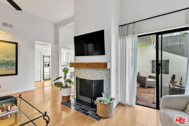 Fireplace, Interior, Wood Texture Flooring