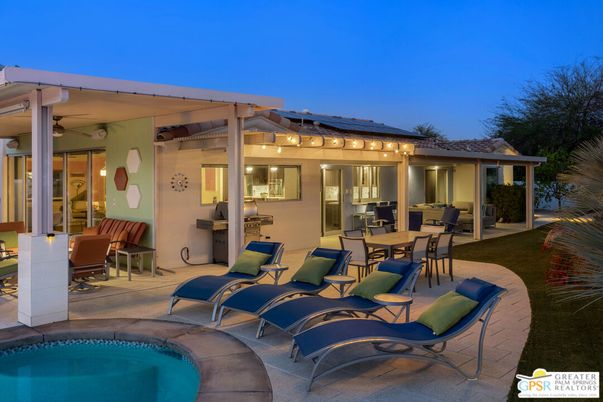 Exterior, Pool, Solar Panels