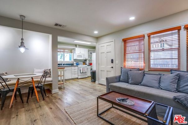 Dining room, Interior, Kitchen, Living room, Pendant Lights, Recessed Lighting, Wood Texture Flooring