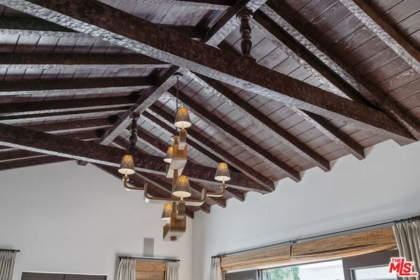 Chandelier, Interior, Pendant Lights, Wooden Beams, Wooden Ceilings