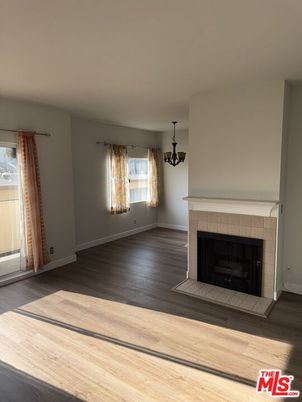 Empty room, Fireplace, Interior, Wood Texture Flooring