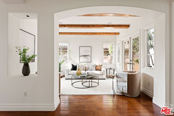 Interior, Living room, Wooden Beams, Wood Texture Flooring
