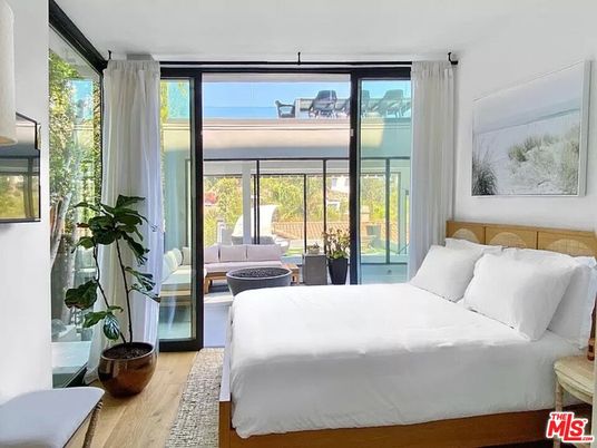Bedroom, Interior, Water, Wood Texture Flooring