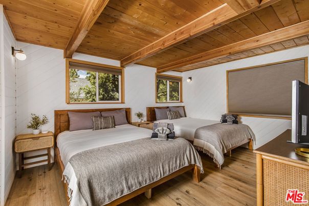 Bedroom, Interior, Wooden Beams, Wooden Ceilings, Wood Texture Flooring