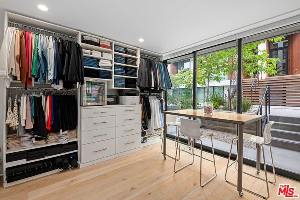 Interior, Recessed Lighting, Walk-in Closets, Wood Texture Flooring